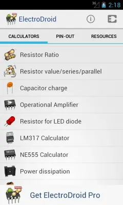 ElectroDroid android App screenshot 6